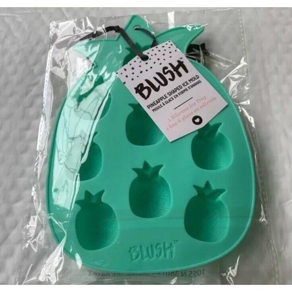 Blush Silicone Pineapple Shaped Ice Mold Tray BPA Free NEW In Package, New - Picture 4 of 7